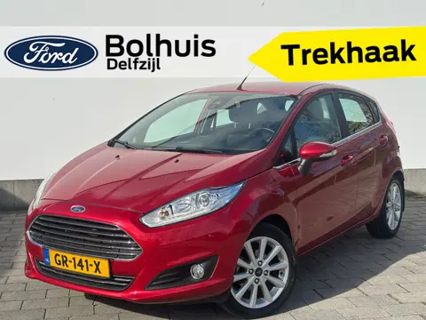 Ford Fiesta EcoBoost Titanium | 100% dealer onderhouden | Navi | Voorruitverwarming | Trekhaak | Cru