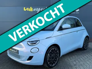 Fiat 500 e La Prima 42 kWh *pano *leer *stoelv. *camera *17”