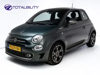 Fiat 500 1.0 Hybrid Sport Verde Portofino | 1/2 Leder/stof | Panodak | Led+ | Uconnect | Airco, Lede