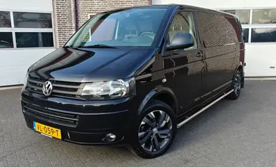 VOLKSWAGEN TRANSPORTER 2.0 TDI - Airco - 6pers - Trekhaak - L2 - prijs is all in. 