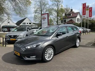 FORD FOCUS WAGON 1.5 TITANIUM EDITION 150PK AUTOMAAT / NAVI / TREKHAAK / ADAP. CRUISE / STOEL+STUUR VERW. / 17'' LMV