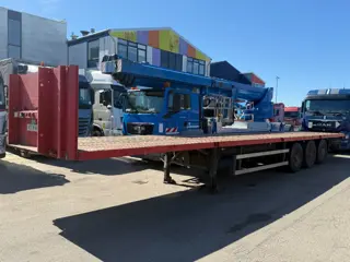 Groenewegen DRO-14-27 3 AS PLATTE OPLEGGER (bj 2005)