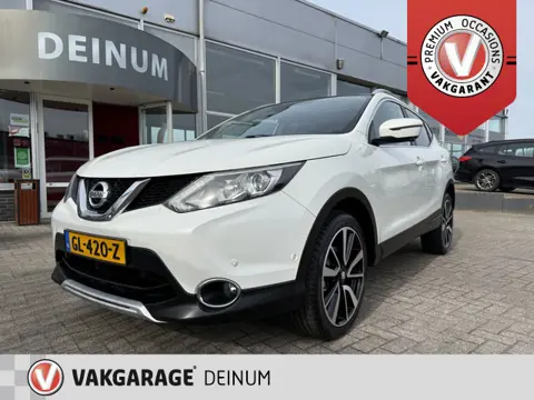 Nissan QASHQAI 1.6 Turbo 164 PK "Tekna" Leder comf.intr, Panoramadak, Camera, Stoelverw, etc..!!
