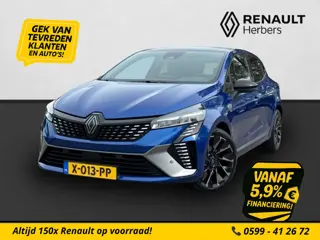 Renault Clio 1.6 E-Tech Full Hybrid 145 esprit Alpine ADAPT CRUISE / 360 CAMERA / STOEL/STUUR VERW. 