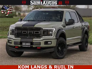 Ford USA F-150 5.0 V8 4X4 | MAT OLIVE GREEN | BIJTELLING VRIJ | ZEER DIK | CAMERA | 3500KG | PANORAM