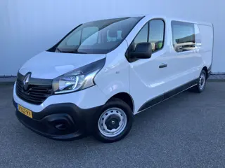 Renault Trafic 1.6 dCi T29 L2H1 Dub Cab 6 Zits Airco Cruise Trekhaak 2000 kg Euro 6