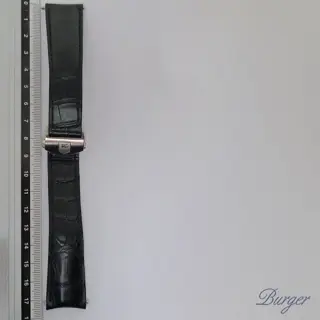 Tag Heuer Leather Croco Strap With Folding Clasp