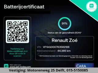 Renault ZOE R90 LIFE KOOP-ACCU-SOH 91% BI-TONE GARANTIE 2029*  NAVIGATIE . APPLE CARPLAY & ANDRIOD A