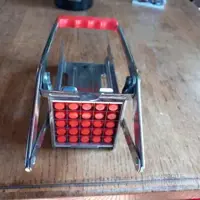 fritessnijder . - fritessnijder, RVS 11,50 , z.g.a.n.