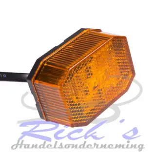 Zijverlichting Aspöck flexipoint oranje LED