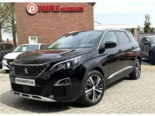 Peugeot 5008 130 Pk Benzine 5-Persoons Luxe Allure Zwart * Trekhaak * Navigatie * 1/2 Lederen Interi