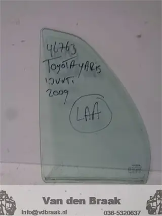 Toyota Yaris 5 drs 2005-2011 Scheerruit links achter