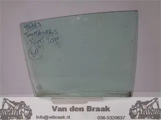 Toyota Yaris 5 drs 2005-2011 Portierruit rechts achter