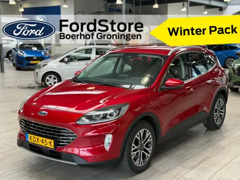 Ford Kuga 2.5 PHEV 225pk Titanium | Winterpack | Parkeersens. V&A | All-season banden | Dealer onder