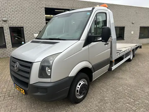 Volkswagen Crafter 46 2.5 TDI L3 DC WITTEVEEN *DUBBEL LUCHT*AIRCO*oprij plateau verstelbaar*