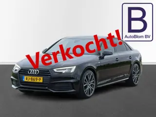 Audi A4 Limousine 1.4 TFSI Sport S line black edition /Prachtige Auto!/NL/Leder/Trekh./Sfeer/