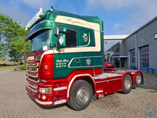 Scania R580 V8 / ONLY:478179KM / HYDRAULICS / LEATHER / AUTOMATIC / EURO-6 / 2016