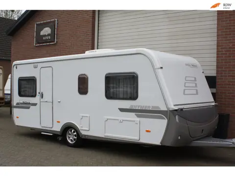 Hymer Eriba NOVA 540 Enkele Bedden, Rond zit, Mover, Airco, Garantie, 4 Persoons, Voortent, 1Ste Eig