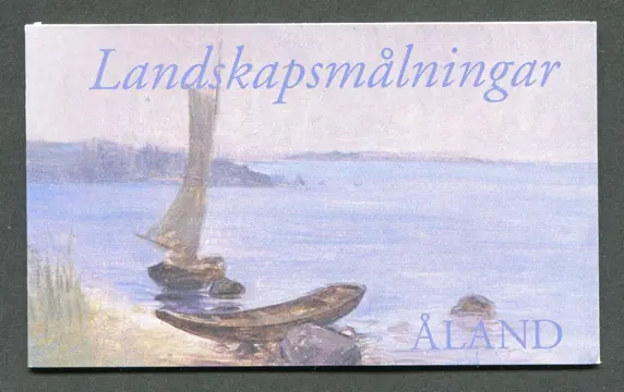Mooi postzegelmapje Åland Islands
