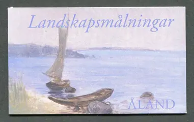 Mooi postzegelmapje Åland Islands