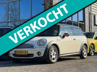 Mini Mini Clubman 1.6 Cooper - PANORAMADAK - HALF LEER