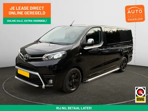 Toyota ProAce Worker 2.0 D-4D Dubbele Cabine- 2x Schuifdeur, Leder Design Interieur, Xenon Led, Carp