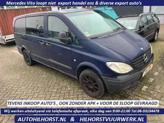 Mercedes-Benz Vito 111 CDI 320, loopt niet !! uitsluitend op afspraak via 06-53154478, elke dag van 