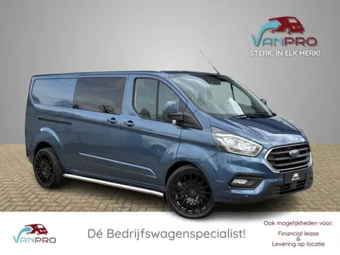 FORD TRANSIT CUSTOM 2.0 TDCi 130PK Dubbel Cabine L2 / Airco / Dubbele Schuifdeur / Trekhaak / Cruise