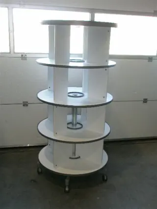 1x Ordnercarrousel H164cm.