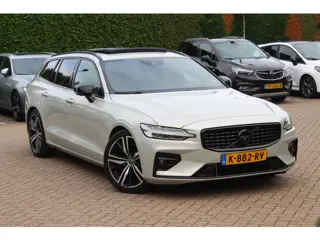Volvo V60 2.0 B4 R-Design / Trekhaak / Panoramadak / 360Camera / Head-up / Luxe Leder / 19'' / Harma