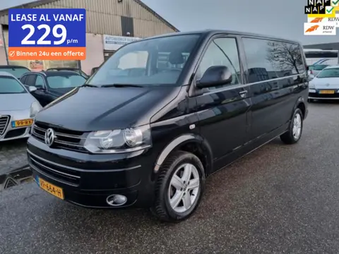 Volkswagen Transporter 2.0 TDI L2H1 DC 140pk Aut. Airco Bj:2015 NAP!