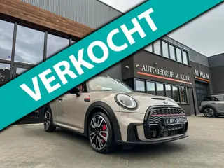 Mini Mini Cabrio 2.0 John Cooper Works JCW Pack F1 aut 231pk Rooftopgrey/Chesterbrown leer/Bomvol/Bt