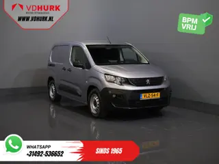 Peugeot e-Partner 50 kWh 280 km WLTP Snellader/ 3 Pers./ Standkachel/ Carplay/ Airco/ Cruise/ Navi/ 
