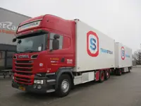 Scania R730 6x2*4 V8 | Night Klima| RETARDER | BURG TRAILER | FRIGO | 3 axle