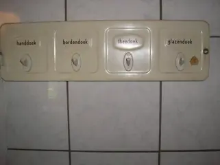 Brabantia - handdoekrekje + overdoek