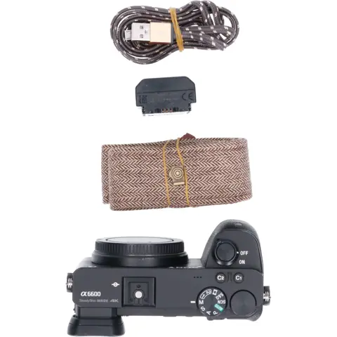 Tweedehands Sony A6600 Body Zwart CM6590