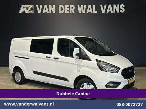 Ford Transit Custom 2.0 TDCI L2H1 Dubbele Cabine Inrichting Euro6 Airco | 6-Zits | Camera | LED | Ap