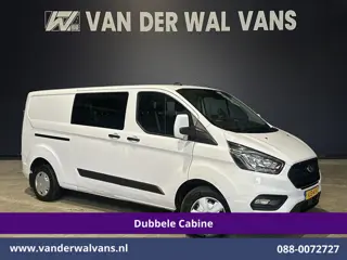 Ford Transit Custom 2.0 TDCI L2H1 Dubbele Cabine Inrichting Euro6 Airco | 6-Zits | Camera | LED | Ap
