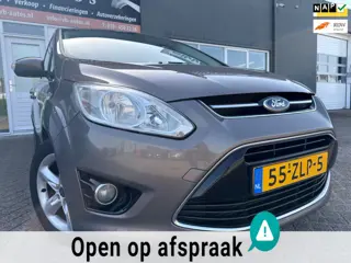 Ford C-Max 1.6 EcoBoost Titanium van 2de Eig met parkeersensoren en trekhaak en navigatie en bluetoo