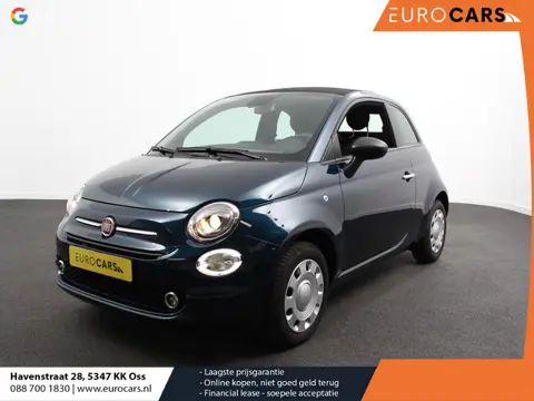 Fiat 500 C 1.0 Hybrid Vita Cabrio Airco LED Parkeersensoren achter Cruise control Radio Apple Carpla