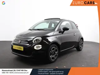 Fiat 500 C 1.0 Hybrid Club Cabrio Airco LED Parkeersensoren achter Cruise control Radio Apple Carpla