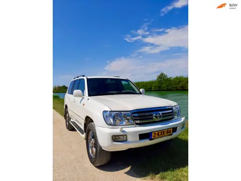 Toyota Land Cruiser100 4.7i V8 Executive Leder 7PERS Clima Trekhaak PDC Schuifdak Perfect Onderhoude