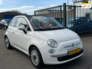 Fiat 500 C 0.9 TwinAir Lounge Cabriolet leerbekeleding 2e eigenaar dealer onderhouden airco elektris