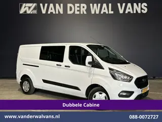Ford Transit Custom 2.0 TDCI 131pk L2H1 Dubbele Cabine Euro6 Airco | 6-Zits | LED | Cruisecontrol | 