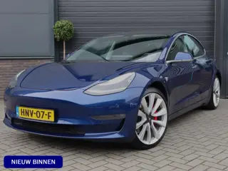 Tesla Model 3 Performance AWD 75 kWh 84% SOH | 20'' inch | Autopilot | Stoel en Achterbank verwarmd