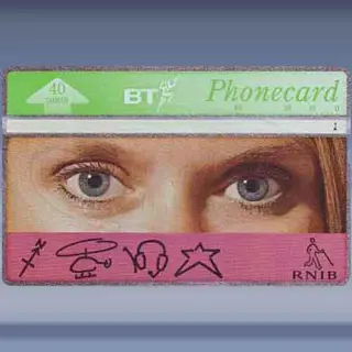 RNIB, eyes Annika Rice (1993)