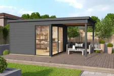 NIEUW Modern blokhut Domeo 2 Set