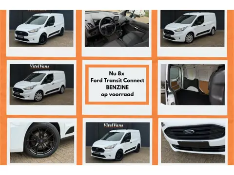 Ford Transit Connect 1.0 L1 | BPM VRIJ | Airco | Camera | Multimedia | 3-zits | NAVI | Bluetooth | P