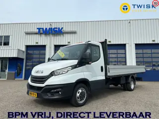 Iveco Daily 35C14 automaat, 2.3 136pk/350nm Euro 6, 3500kg trekhgewicht, 480cm lange open laadbak Da