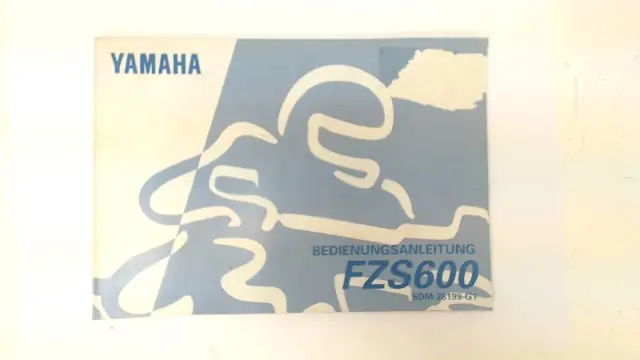 INSTRUCTIEBOEKJE Yamaha FAZER 600 2001 - 2003